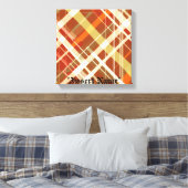 Zeitlos Tweed Leinwanddruck (Insitu (Schlafzimmer))