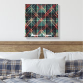 Zeitlos Tweed Leinwanddruck (Insitu (Schlafzimmer))