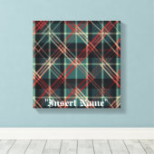 Zeitlos Tweed Leinwanddruck (Insitu (Holzboden))