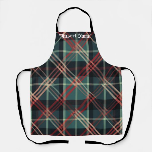 Zeitlos Tweed Schürze (Vorderseite)