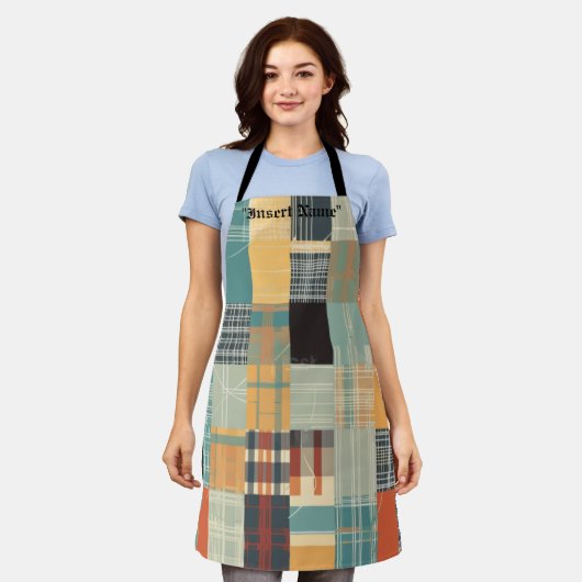 Zeitlos Tweed Schürze (Getragen)