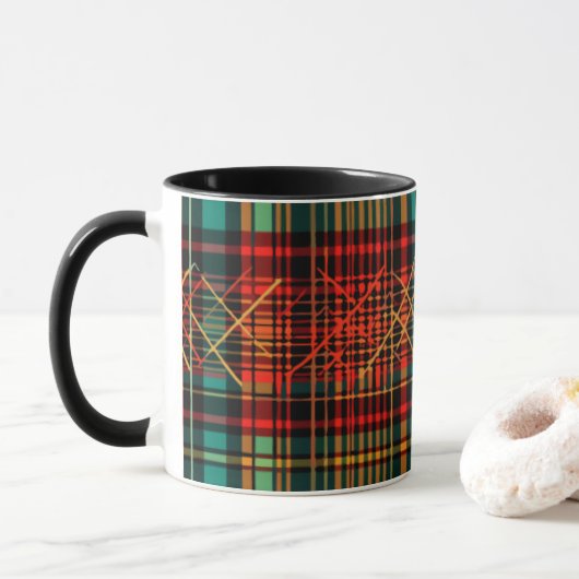 Zeitlos Tweed Tasse (Mit Donut)