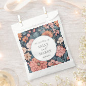 Zeitlos: Vintag verblasste Rose Hochzeitsdruck Geschenktütchen (Ausgeschnitten)