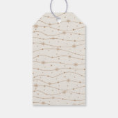 Zeitlos - Weißer Sand - Geschenkmarken für Schneef Geschenkanhänger (Rückseite)