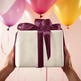 Zeitlos - Weißes Antiquitätenpapier Geschenkpapier