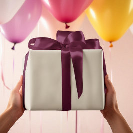 Zeitlos - Weißes Papier Geschenkpapier