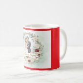 Zeitlos Zusammen rot Kaffeetasse (VorderseiteRechts)