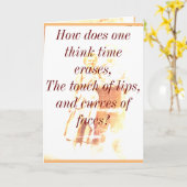 Zeitlöscht die Inspirationskarte Karte (Gelbe Blume)