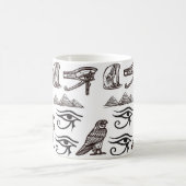 Zeitlose ägyptische Altertümer digitale Muster Kaffeetasse (Mittel)
