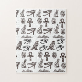 Zeitlose ägyptische Antiquitäten Digitale Muster Puzzle