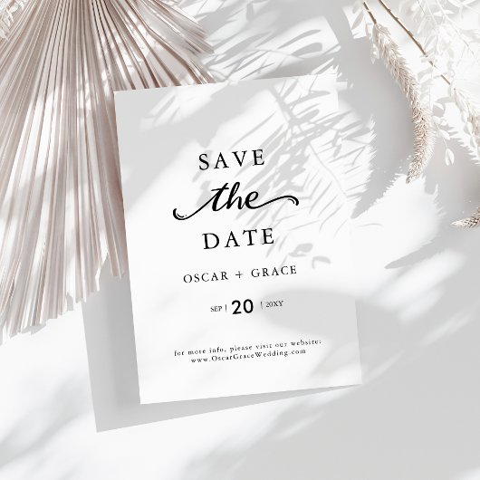 Zeitlose Ankündigung Datum freihalten