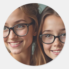 Zeitlose Anleihe Runder Aufkleber