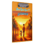 Zeitlose Anleihe - Vatergarten & Kindergarten Sonn Klemmbrett (Rechts)