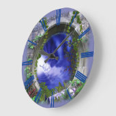 Zeitlose Astralwelt Große Wanduhr (Winkel)