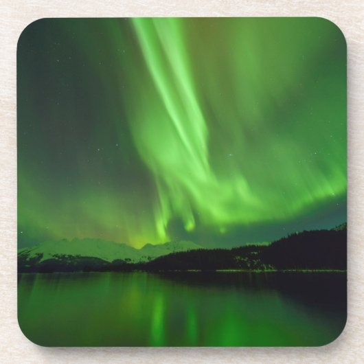 Zeitlose Aurora Getränkeuntersetzer (Vorderseite)