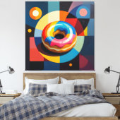 „Zeitlose Ausdruckskraft – Die Seele der Kunst“ Leinwanddruck (Insitu (Schlafzimmer))