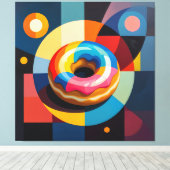 „Zeitlose Ausdruckskraft – Die Seele der Kunst“ Leinwanddruck (Insitu (Holzboden))