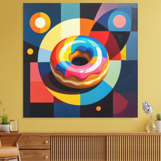 „Zeitlose Ausdruckskraft – Die Seele der Kunst“ Leinwanddruck (Insitu (Wohnzimmer))