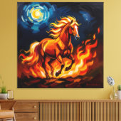 „Zeitlose Ausdruckskraft – Die Seele der Kunst“ Leinwanddruck (Insitu (Wohnzimmer))