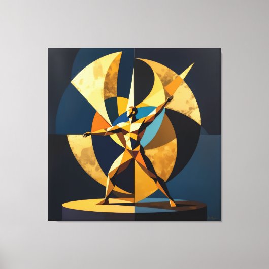 „Zeitlose Ausdruckskraft – Die Seele der Kunst“ Leinwanddruck (Vorderseite)