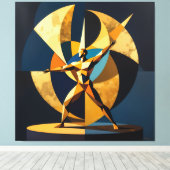 „Zeitlose Ausdruckskraft – Die Seele der Kunst“ Leinwanddruck (Insitu (Holzboden))