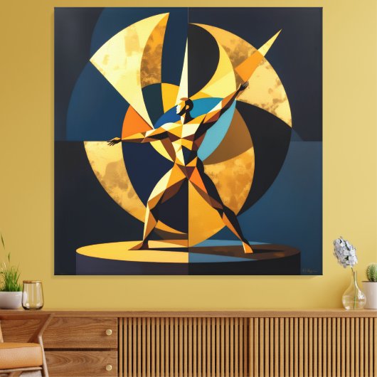 „Zeitlose Ausdruckskraft – Die Seele der Kunst“ Leinwanddruck (Insitu (Wohnzimmer))