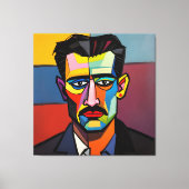 „Zeitlose Ausdruckskraft – Die Seele der Kunst“ Leinwanddruck (Vorderseite)