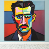 „Zeitlose Ausdruckskraft – Die Seele der Kunst“ Leinwanddruck (Insitu (Holzboden))