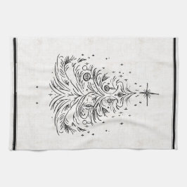 Zeitlose Baumhütten Imitate Linen Küche Handtuch