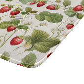 Zeitlose Berry Bliss Strawberry Muster Schneidebrett (Ecke)