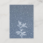 Zeitlose Blume Hochzeit Danke Begleitkarte (Rückseite)