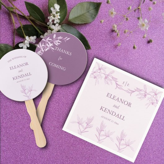 Zeitlose Blume Hochzeit Fächer