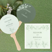 Zeitlose Blume Hochzeit Fächer