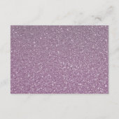 Zeitlose Blume Hochzeit RSVP Begleitkarte (Rückseite)