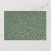 Zeitlose Blume Hochzeit RSVP Begleitkarte (Rückseite)