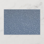 Zeitlose Blume Hochzeit RSVP Begleitkarte (Rückseite)