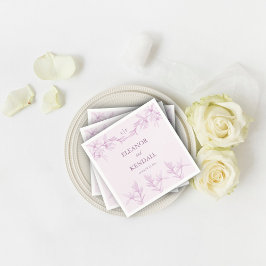 Zeitlose Blume Monogram Wedding Serviette