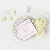 Zeitlose Blume Monogram Wedding Serviette