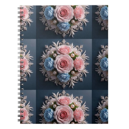 Zeitlose Blume Notizblock (Vorderseite)