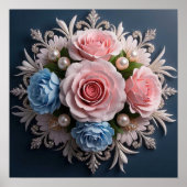 Zeitlose Blume Poster (Vorne)