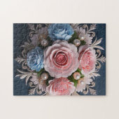 Zeitlose Blume Puzzle (Horizontal)