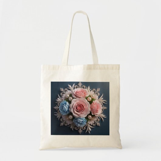 Zeitlose Blume Tragetasche (Vorne)