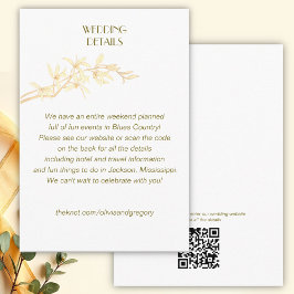 Zeitlose Blume - Umschließungskarte für die Hochze Begleitkarte