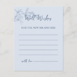 Zeitlose Blume wünscht Postkarte