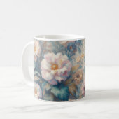 Zeitlose Blumendekoration: Klassische Blooms Kaffeetasse (Vorderseite Links)