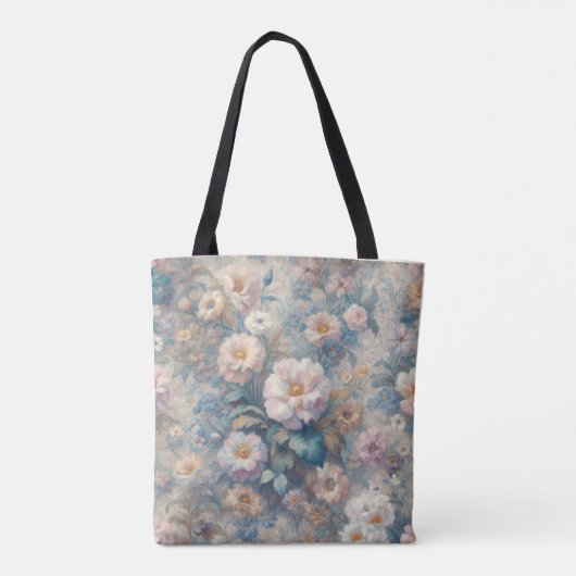 Zeitlose Blumendekoration: Klassische Blooms Tasche (Rückseite)