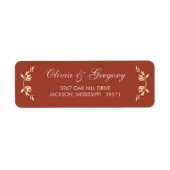 Zeitlose blumengeschichtliche Hochzeit (Vorne)