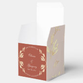 Zeitlose blumengeschichtliche Hochzeit Geschenkschachtel (Geöffnet)