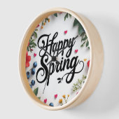 "Zeitlose Blüte: ‘FRÖHLICHER FRÜHLING’ Uhr (Winkel)