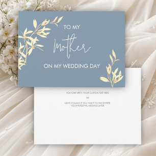 Zeitlose Blüte für meine Mutter an meinem Hochzeit Einladung